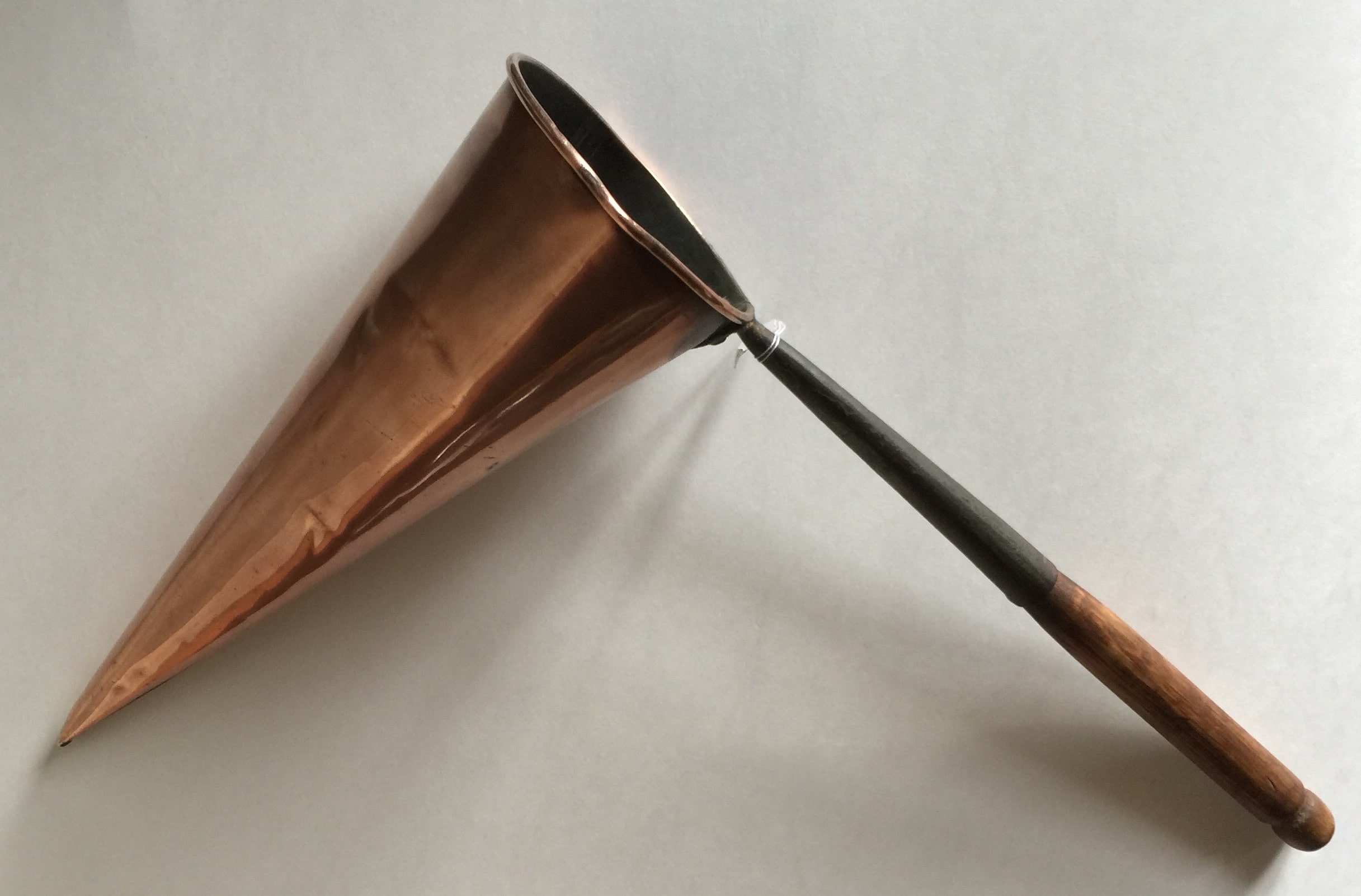 Conical Copper Ale Warmer With Handle