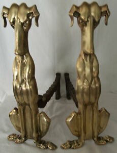 Brass Fire Dogs