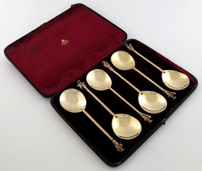 Set Of 6 Apostle Spoons