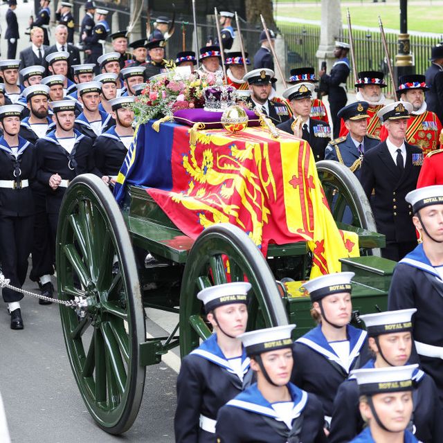 The Coffin Of Queen Elizabeth II 