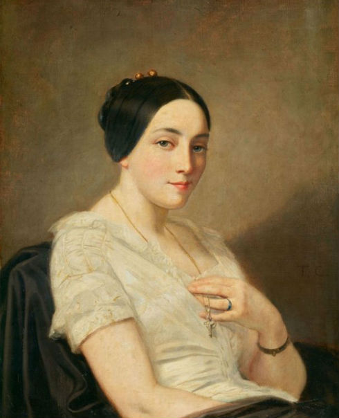 Portrait of a Seated Young Woman