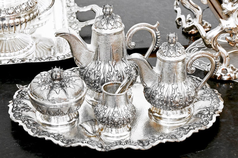 Plated Tea Set