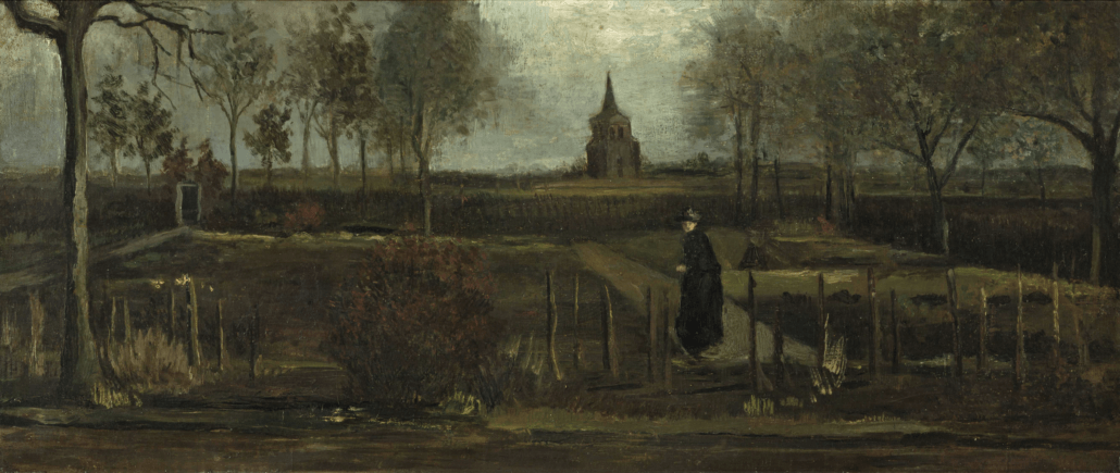 Van Goghs The Parsonage Garden at Nuenen in Spring 1884