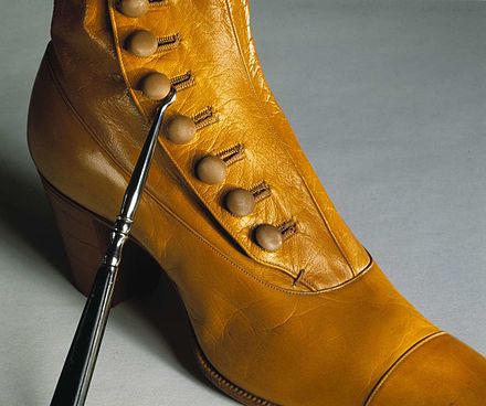 Buttonhook and boot Buttonhook and boot